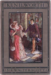 Elülső borító, illusztráció Kenilworthből, 1910 körül