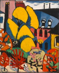 Fák, 1912-1914 körül (olaj, vászon)