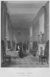 Kensington palota. The Sussex Library, 1841