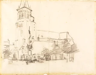 Templom, St.-Germain-des-Prés, Franciaország