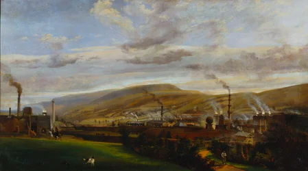 Dél-walesi ipari táj, 1825 körül