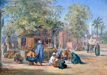 Egyiptomi falu, 1869.