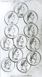 Római császárok portréi, „A római birodalom hanyatlásának és bukásának története”, I. kötet, Edward Gibbon, 1808