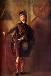 Alastair MacDonell Glengarry ezredes, 1812, 1924.