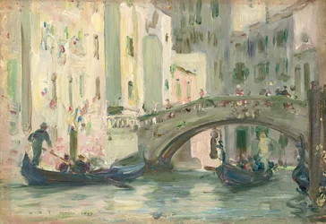 Egy velencei csatorna, 1899