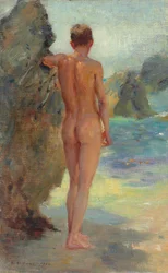 A fürdőző, 1912