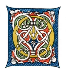 Kezdő O betű, XV. század, 1843.