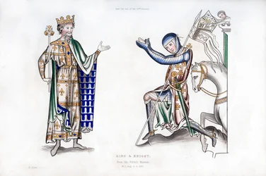Király és lovag, 12. század vége, 1843.