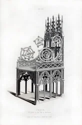 Tömör ezüst trón, 1397, 1843.