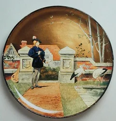 A szerető, Shakespeare „Az ember hét kora” című művének illusztrációja, a Minton