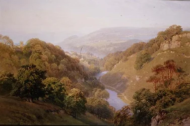 Lápvidéki látkép Barnard Castle közelében, Durham grófság