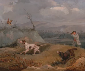 Nyírfajdvadászat, kb. 1825.
