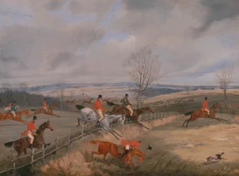 Vadászjelenet: Borító rajzolása, kb. 1840.