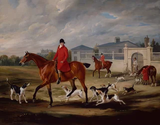 The Oakley Hunt (olaj, vászon)
