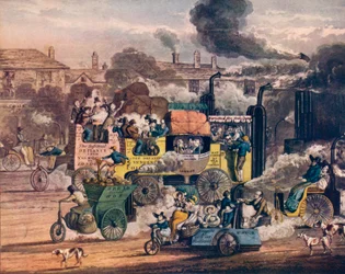 The Progress of Steam – Kilátás a White Chapel Roadon, 1905
