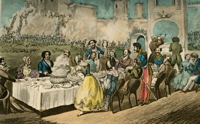 A Table dHôte - Víz, kijelentem, - Wormsszal benne, 1838