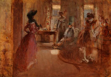 Családi parti, 1892 körül