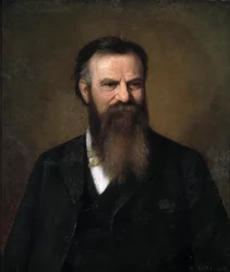 John Wesley Powell őrnagy, 1885.