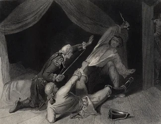 Lord Edward Fitzgerald elfogása árulásért, J.Rogers metszete