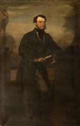 Charles B Adderley, 1. Lord Norton portréja, 1865.