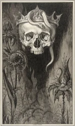 Illusztráció: Malfi hercegnője és A fehér ördög, John Webster (1580 - 1634) két színdarabja, pub.1930