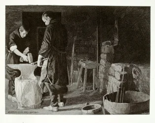A kovácsműhelyben