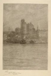 Alsó New York ködben