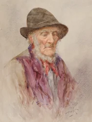 Old Hynd (akvarell)