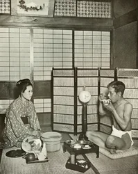 Nyári negligee Kumamotóban, 1910.