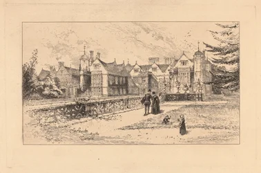 Charlecote a teraszról