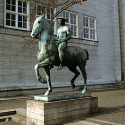 A lovas, 1908 (bronz)