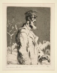 Férfi figura, félhosszú