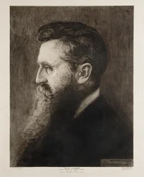 Theodor Herzl, Izrael állam alapító atyja ... (metszet)