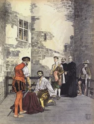 Charles de Gontaut, Biron hercegének árulás miatti kivégzése a párizsi Bastille-ban, 1602
