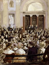 Victor Hugo fogadása a párizsi Academie Francaise-ban, 1841. június 3-án (papíron lévő wc)