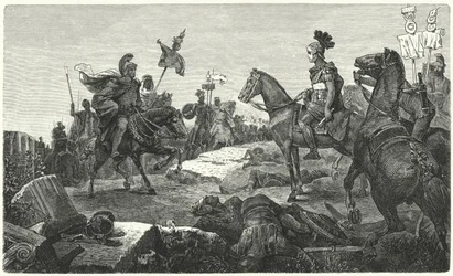Scipio Africanus és Hannibal találkozása a zamai csata előtt, ie 202