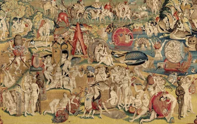 A földi gyönyörök kertje. kb. 1560 (szőttes)