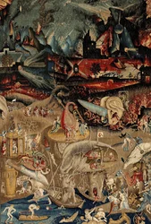 A földi gyönyörök kertje. kb. 1560 (szőttes)