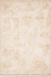 Groteszk tanulmányok, c1500-1520