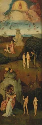 A Haywain Triptichon bal oldali panel, c. 1516