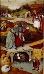 A kísértések triptichonja (részlet) 1505-1506 (olaj, vászon)