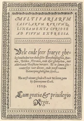 A „Multifariarum Casularum” címlapja