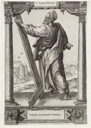 H. Judas Taddeus S. Ivdas Thadevs (cím az objektumon) Krisztus és a tizenkét apostol, valamint Szent Pál (sorozat címe)
