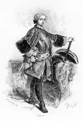 XV. Lajos francia király.