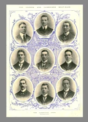 A Cambridge Crew, Oxford és Cambridge Boat Race, 1898.
