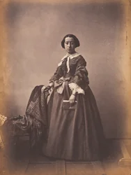 Georgina, morte à 20 ans (Georgina, 20 évesen meghalt),c. 1852 (fénykép)