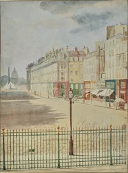 [Rue Royale a Place de la Concorde térrel szemben].