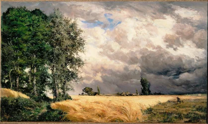 Közeledő zivatar (festmény vászonra)