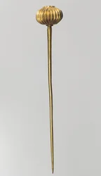 Gömbfejű tű, Kr.e. 14–13. század (arany)