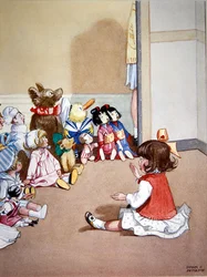 Dorothy mesél a gyerekeknek